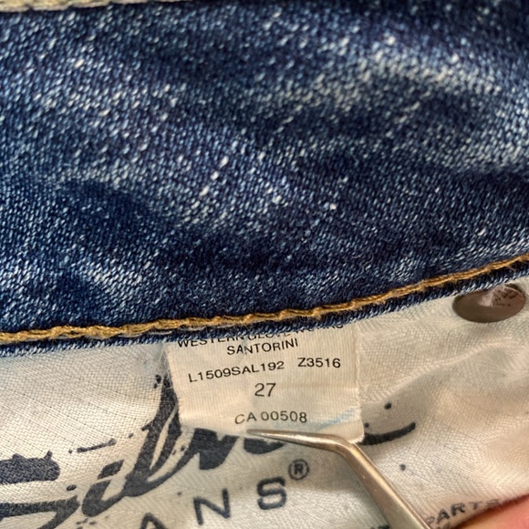 Silver jeans - Women’s Santorini cropped denim. Size 27 - Picture 6 of 14